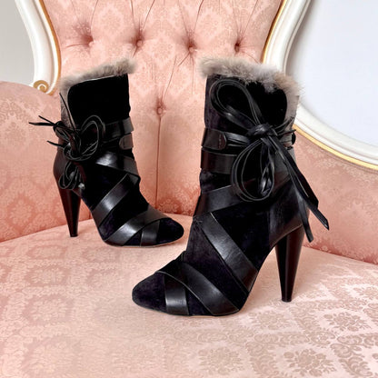 Isabel Marant FW2014 black Beta boots