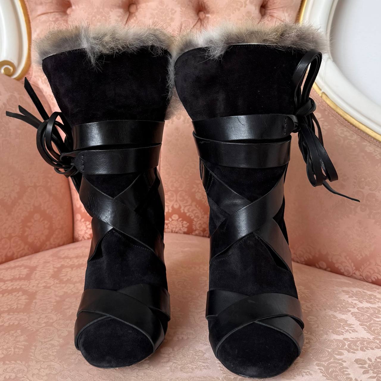 Isabel Marant FW2014 black Beta boots