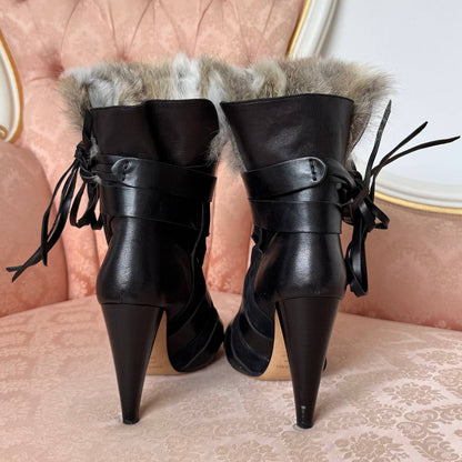 Isabel Marant FW2014 black Beta boots