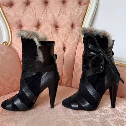Isabel Marant FW2014 black Beta boots