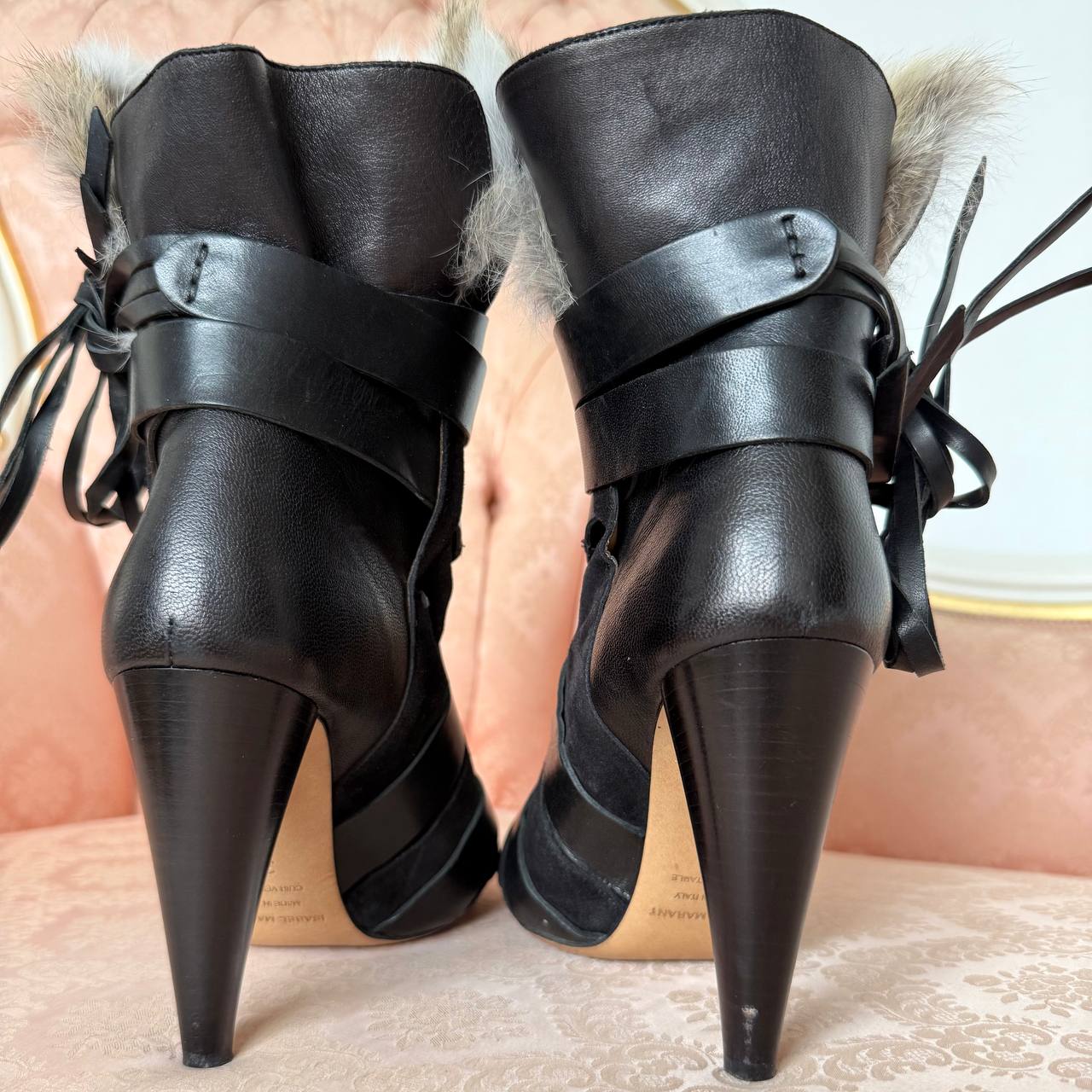 Isabel Marant FW2014 black Beta boots