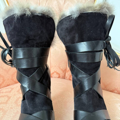 Isabel Marant FW2014 black Beta boots