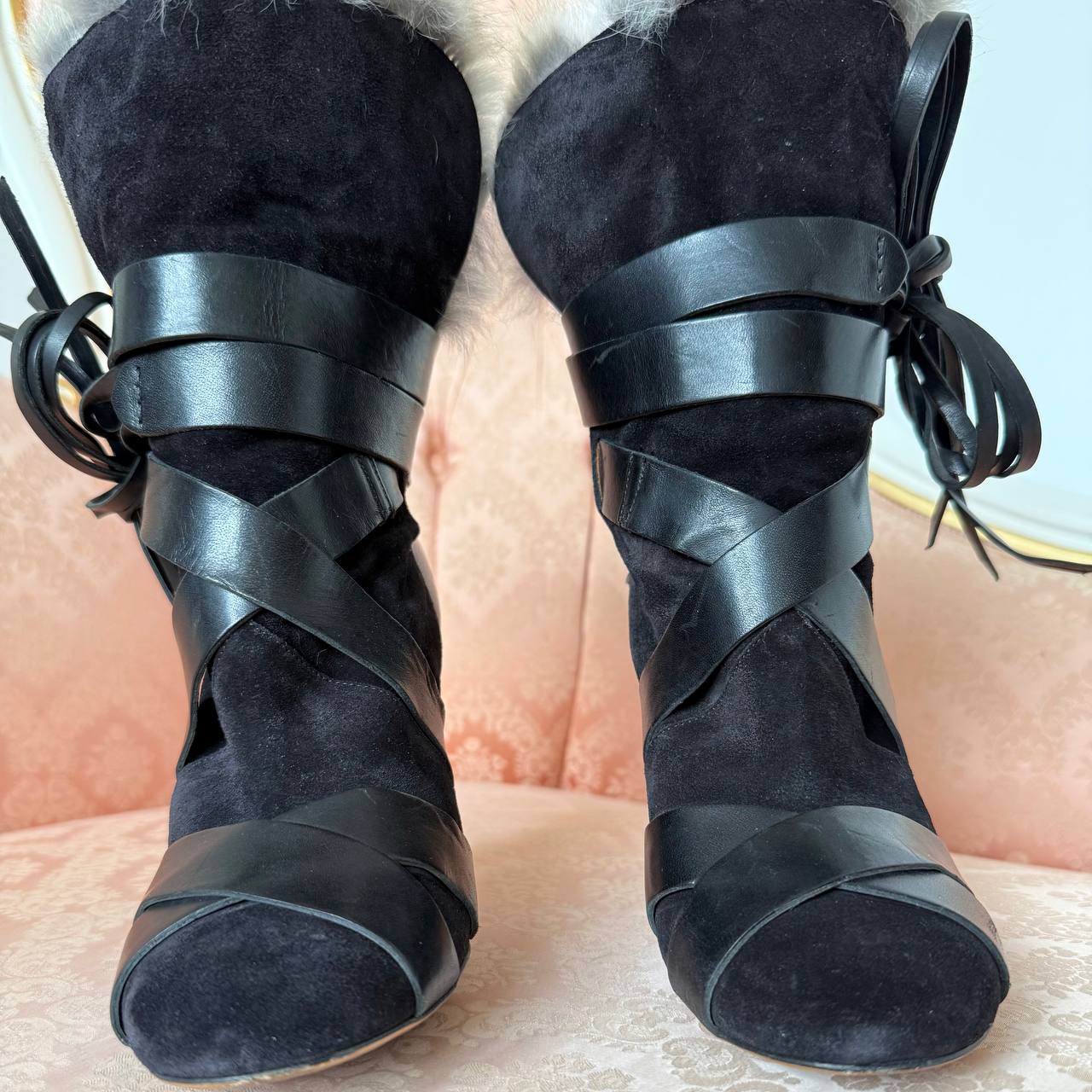 Isabel Marant FW2014 black Beta boots