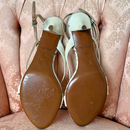 Louis Vuitton mules in white multicolour monogram