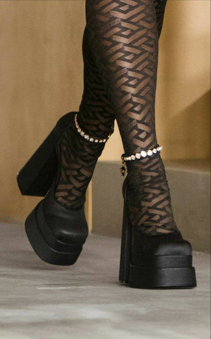 Versace Medusa Aevitas heels FW2021 black