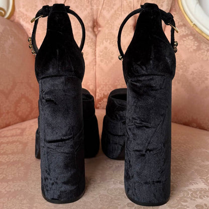 Versace Medusa Aevitas heels FW2021 black