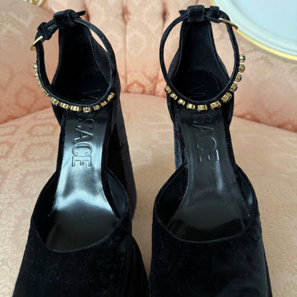Versace Medusa Aevitas heels FW2021 black