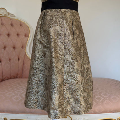Dolce&Gabbana gold and black mini dress