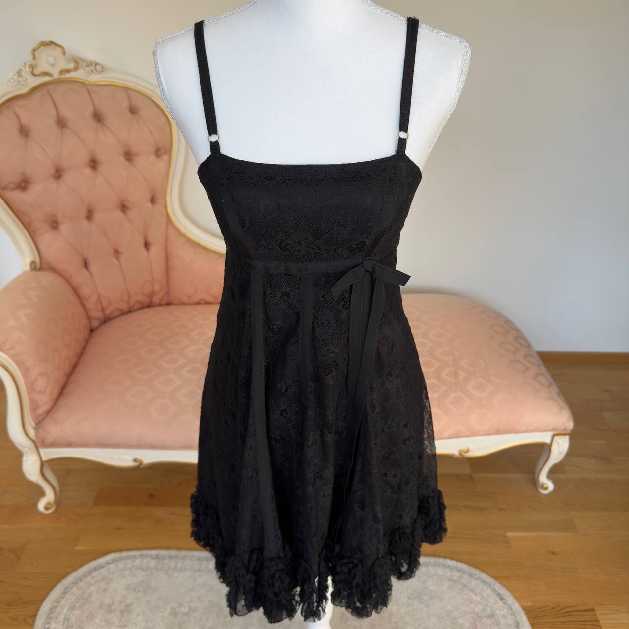 Dolce&Gabbana lace mini babydoll dress