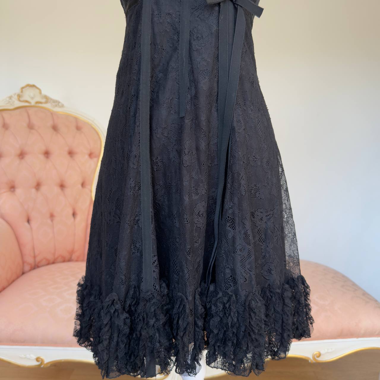 Dolce&Gabbana lace mini babydoll dress