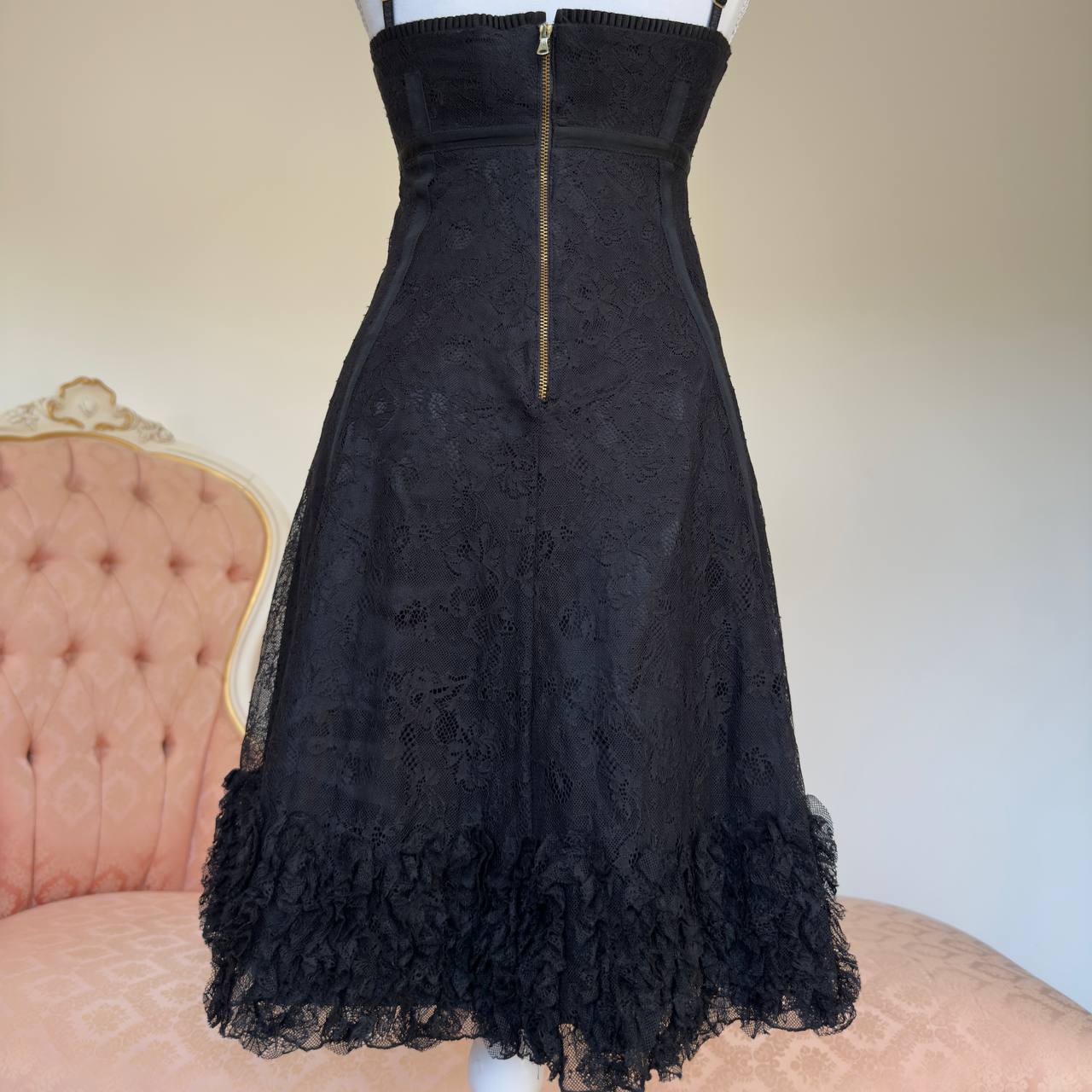 Dolce&Gabbana lace mini babydoll dress