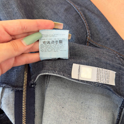 Dolce&Gabbana denim bodycon dress
