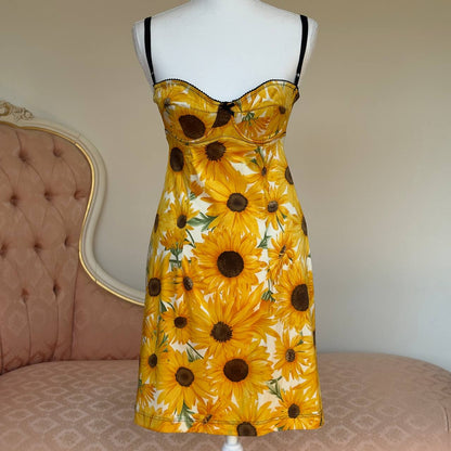 Dolce&Gabbana “Girasoli” Sunflower print dress