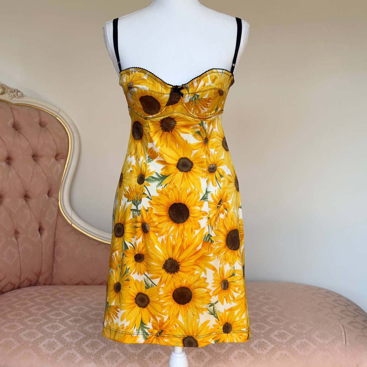 Dolce&Gabbana “Girasoli” Sunflower print dress