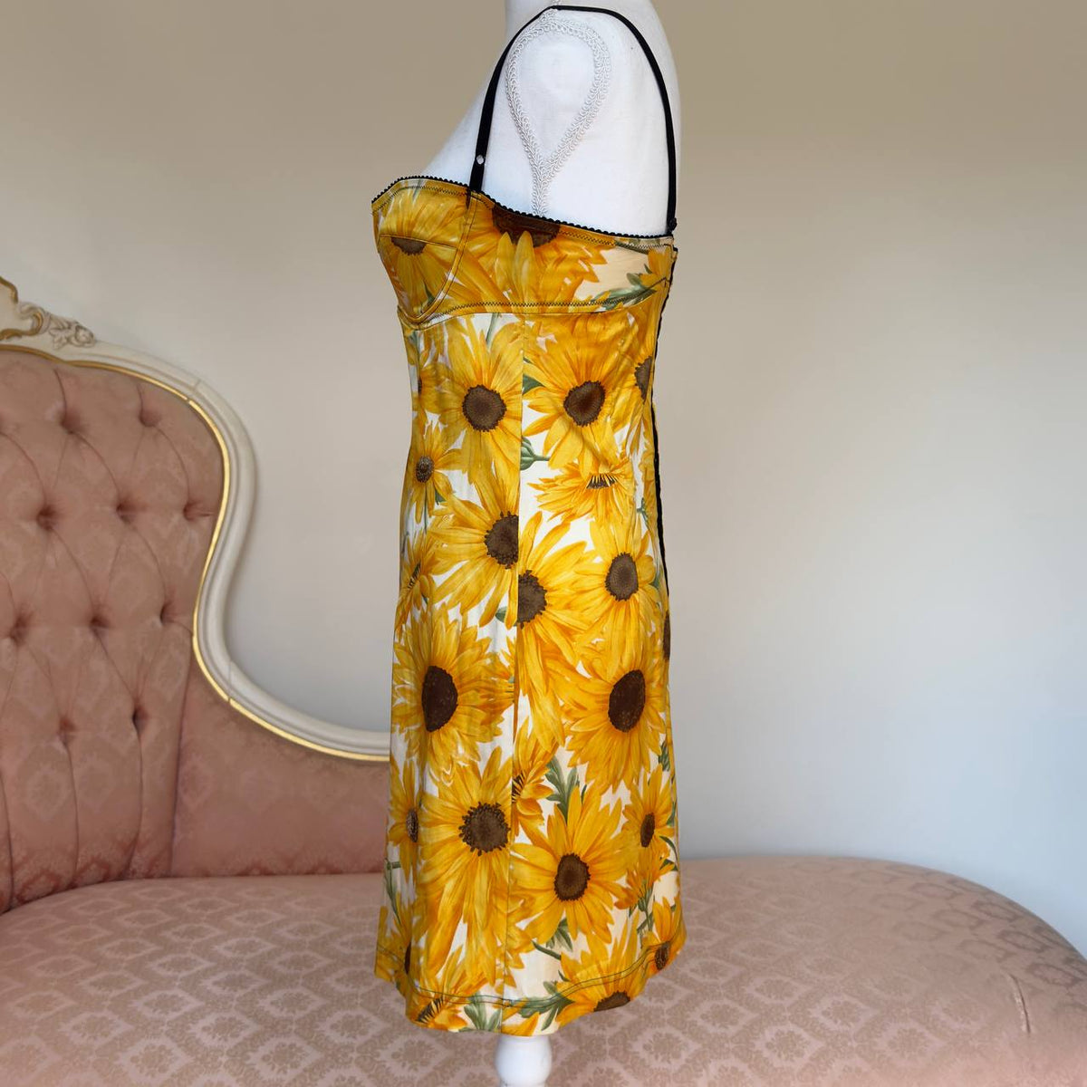 Dolce&Gabbana “Girasoli” Sunflower print dress