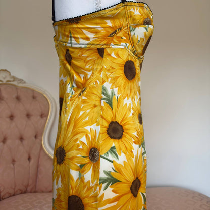 Dolce&Gabbana “Girasoli” Sunflower print dress