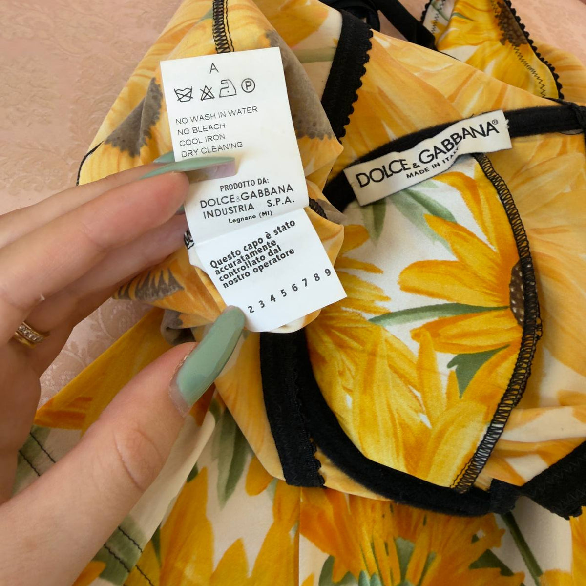 Dolce&Gabbana “Girasoli” Sunflower print dress
