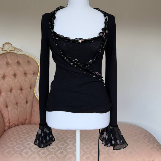 Blumarine twin set cardigan and top
