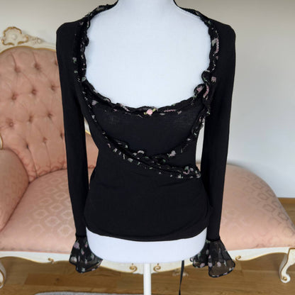 Blumarine twin set cardigan and top