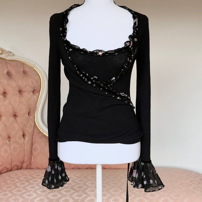 Blumarine twin set cardigan and top
