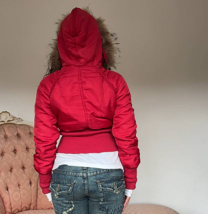 Royal Collection corseted puffer coat