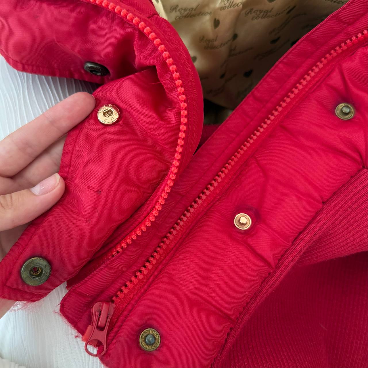 Royal Collection corseted puffer coat