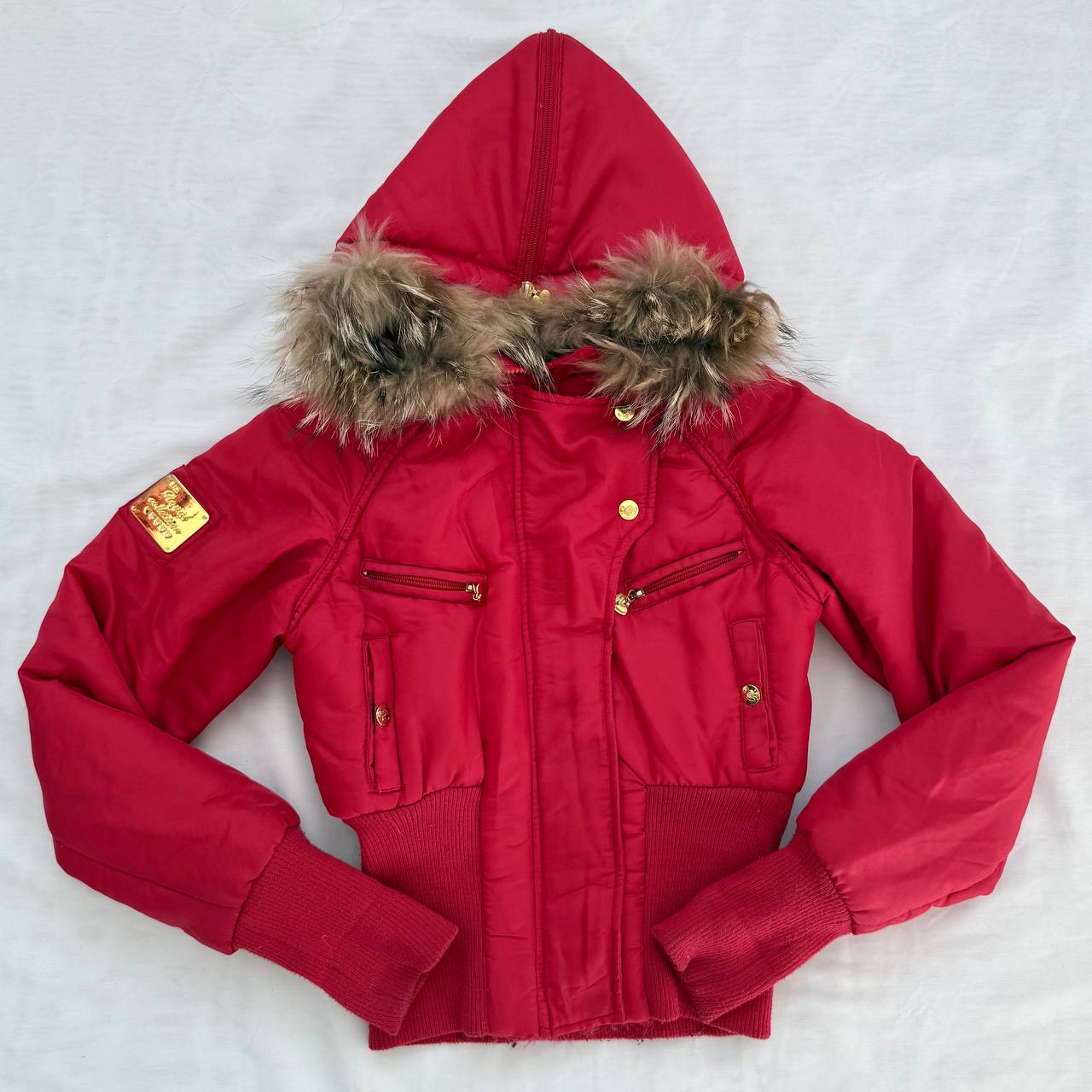 Royal Collection corseted puffer coat