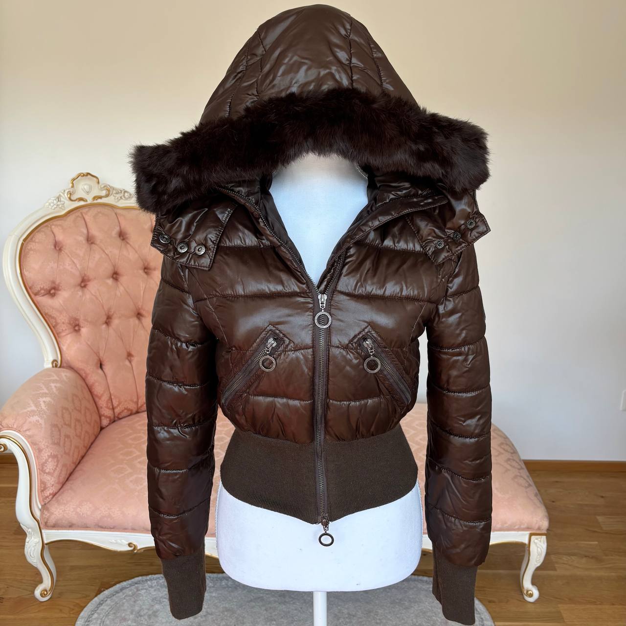 List vintage coat zip-jacket