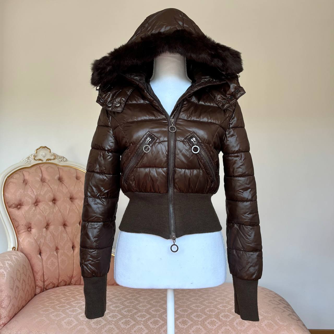 List vintage coat zip-jacket