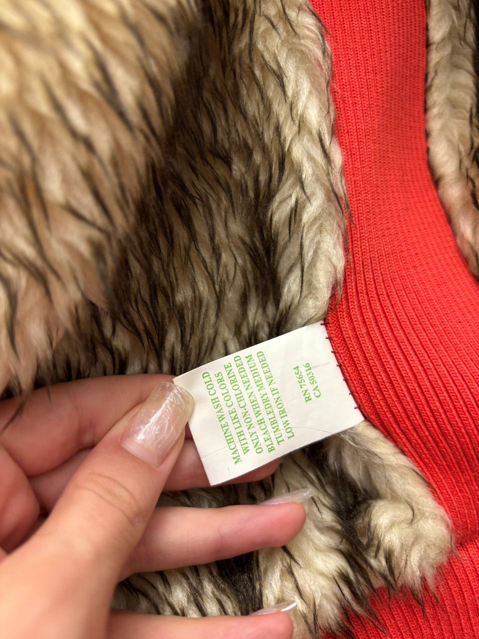 Abercrombie and Fitch jumper sweater hoodie with fur hood