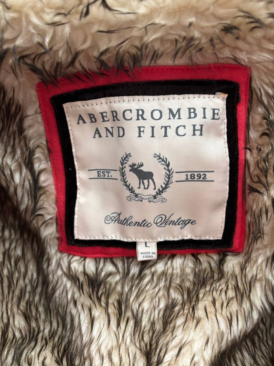 Abercrombie and Fitch jumper sweater hoodie with fur hood