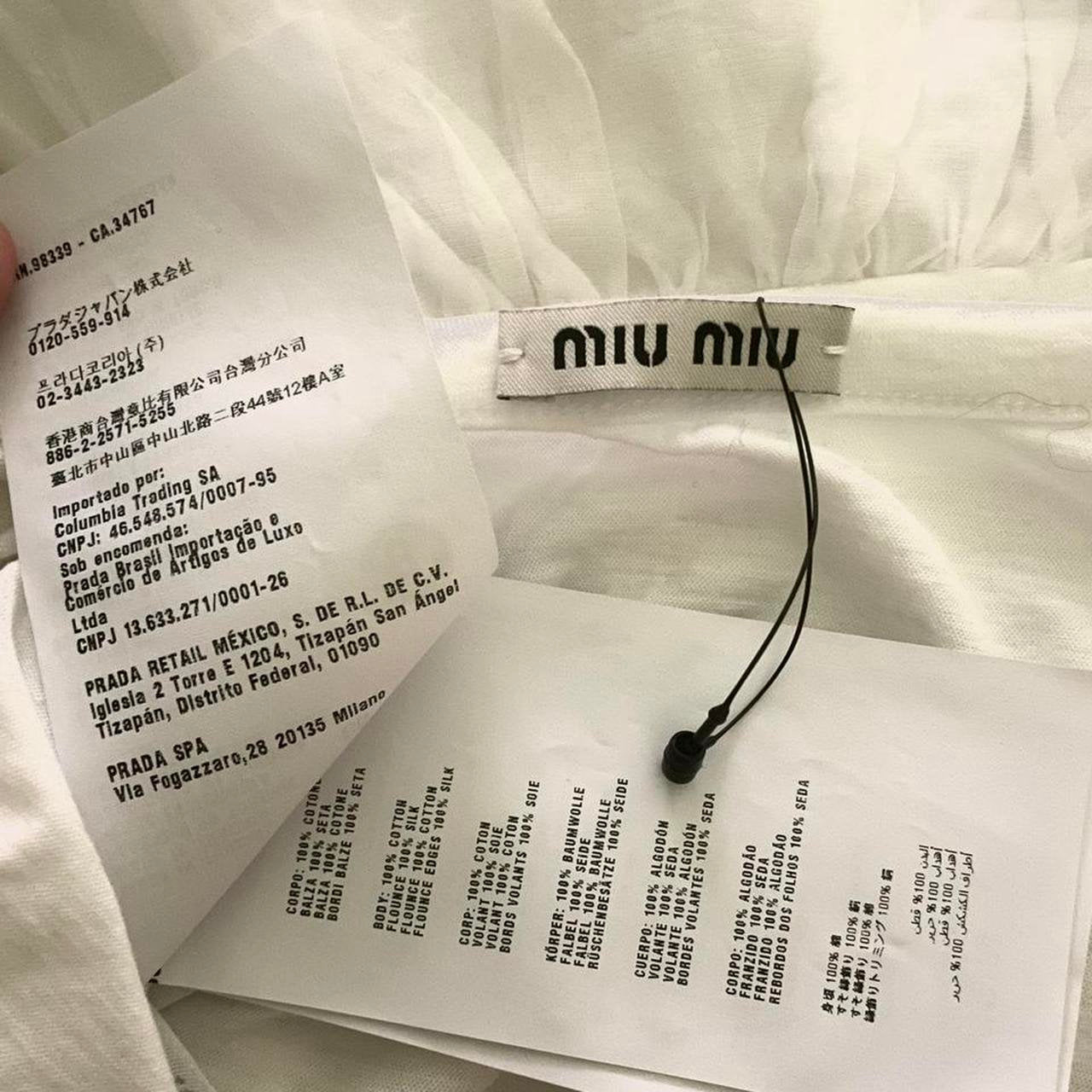 Miu Miu fairy flattering mesh and silk top y2k style