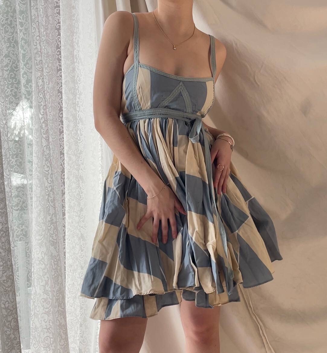 Marc Jacobs dress designer piece mesh summer fairy vintage y2k coquette mermaid