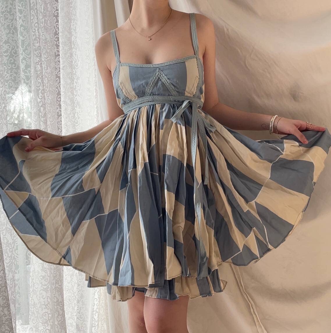 Marc Jacobs dress designer piece mesh summer fairy vintage y2k coquette mermaid