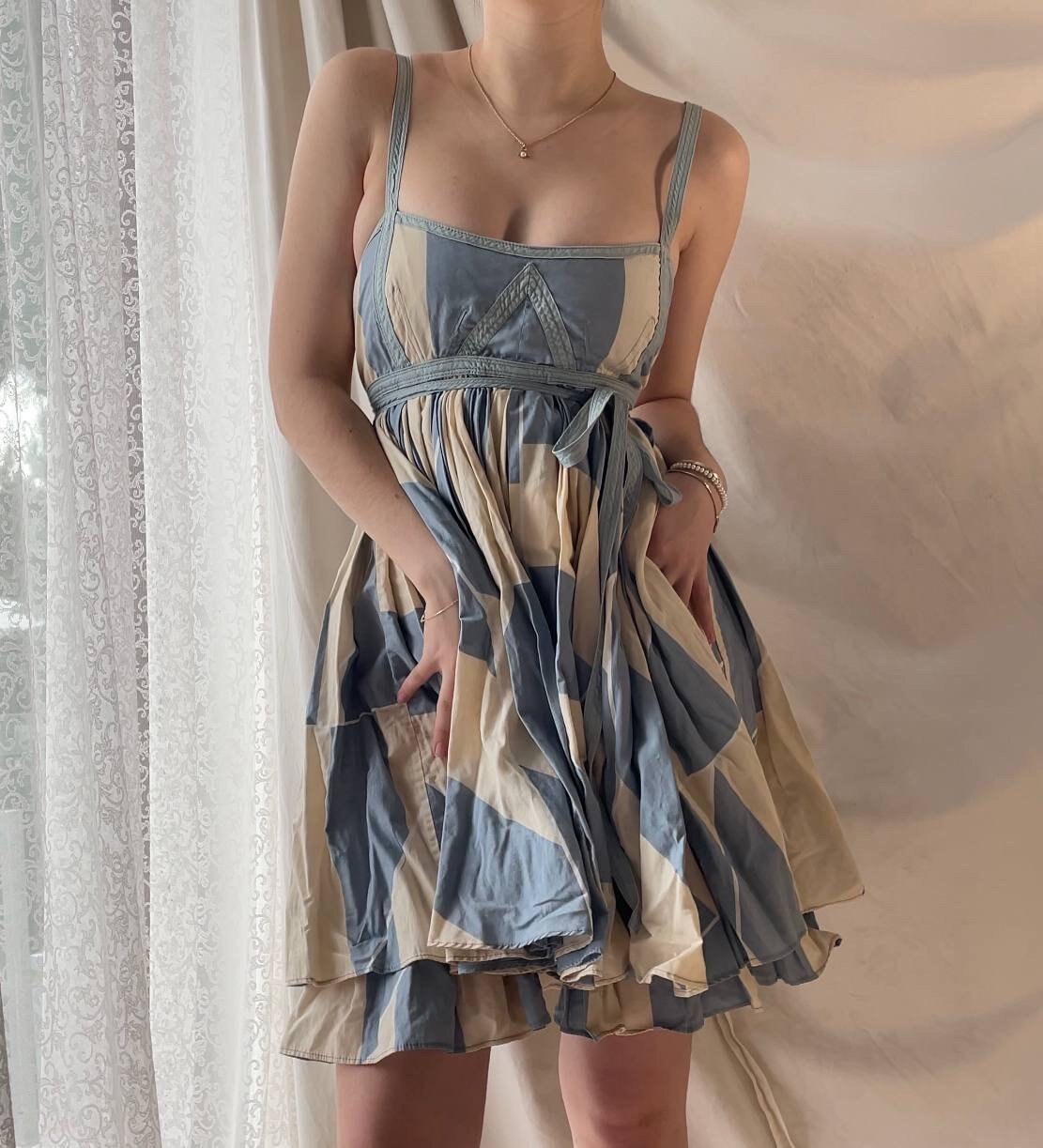 Marc Jacobs dress designer piece mesh summer fairy vintage y2k coquette mermaid
