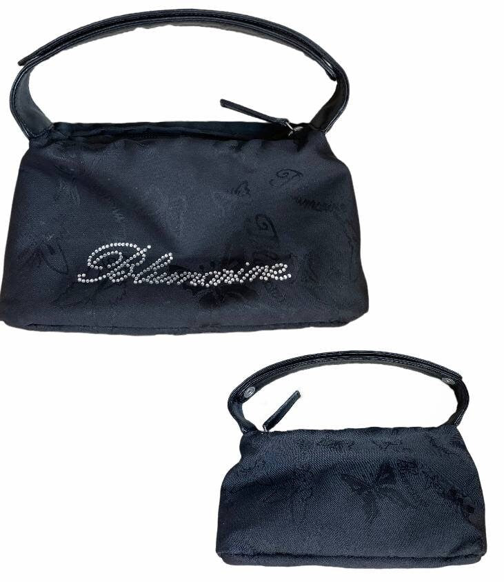 Blumarine butterfly bag with Swarovski handbag purse clutch black mesh summer fairy vintage y2k coquette mermaid