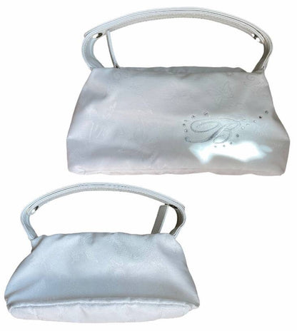 Blumarine butterfly bag with Swarovski handbag purse clutch white mesh summer fairy vintage y2k coquette mermaid