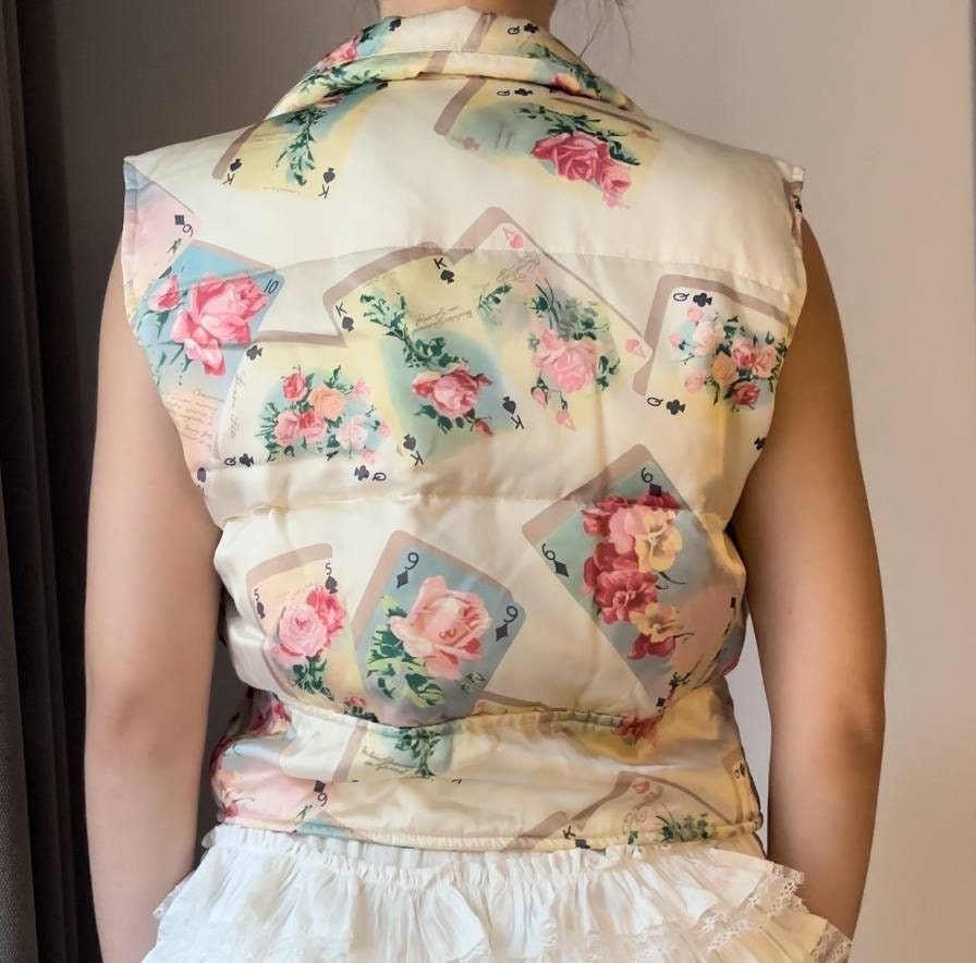 Blumarine Women's Cream and Tan Vest