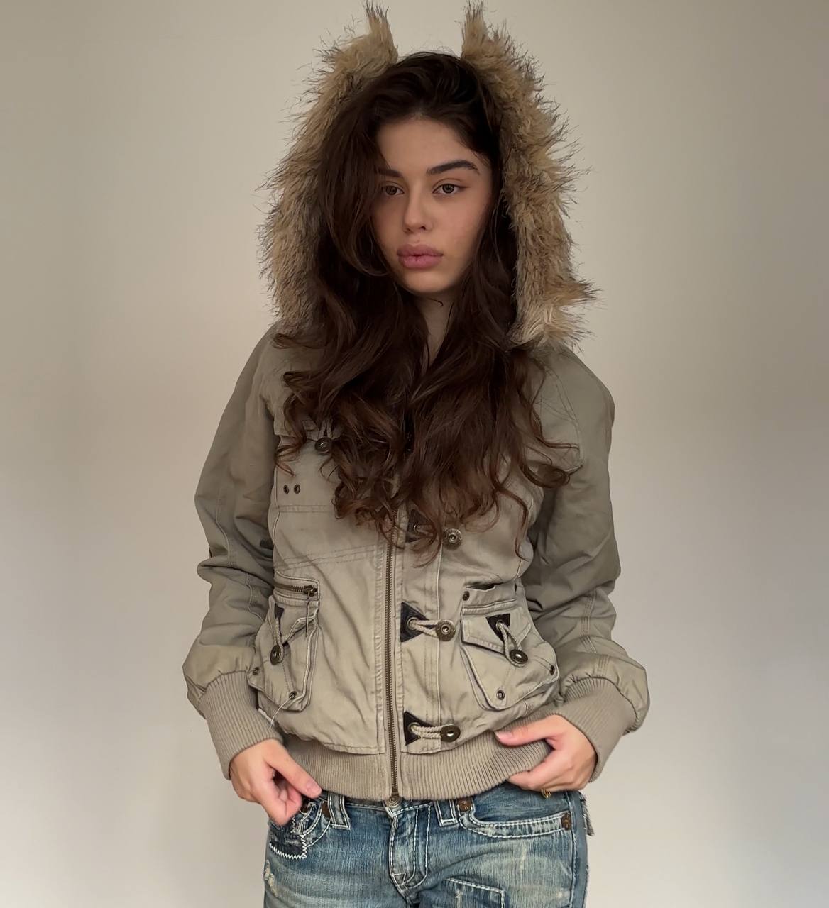 Vintage cargo coat