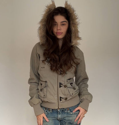 Vintage cargo coat