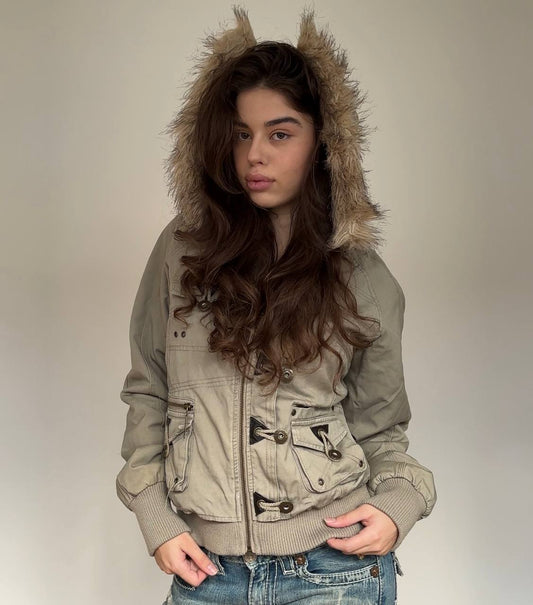 Vintage cargo coat