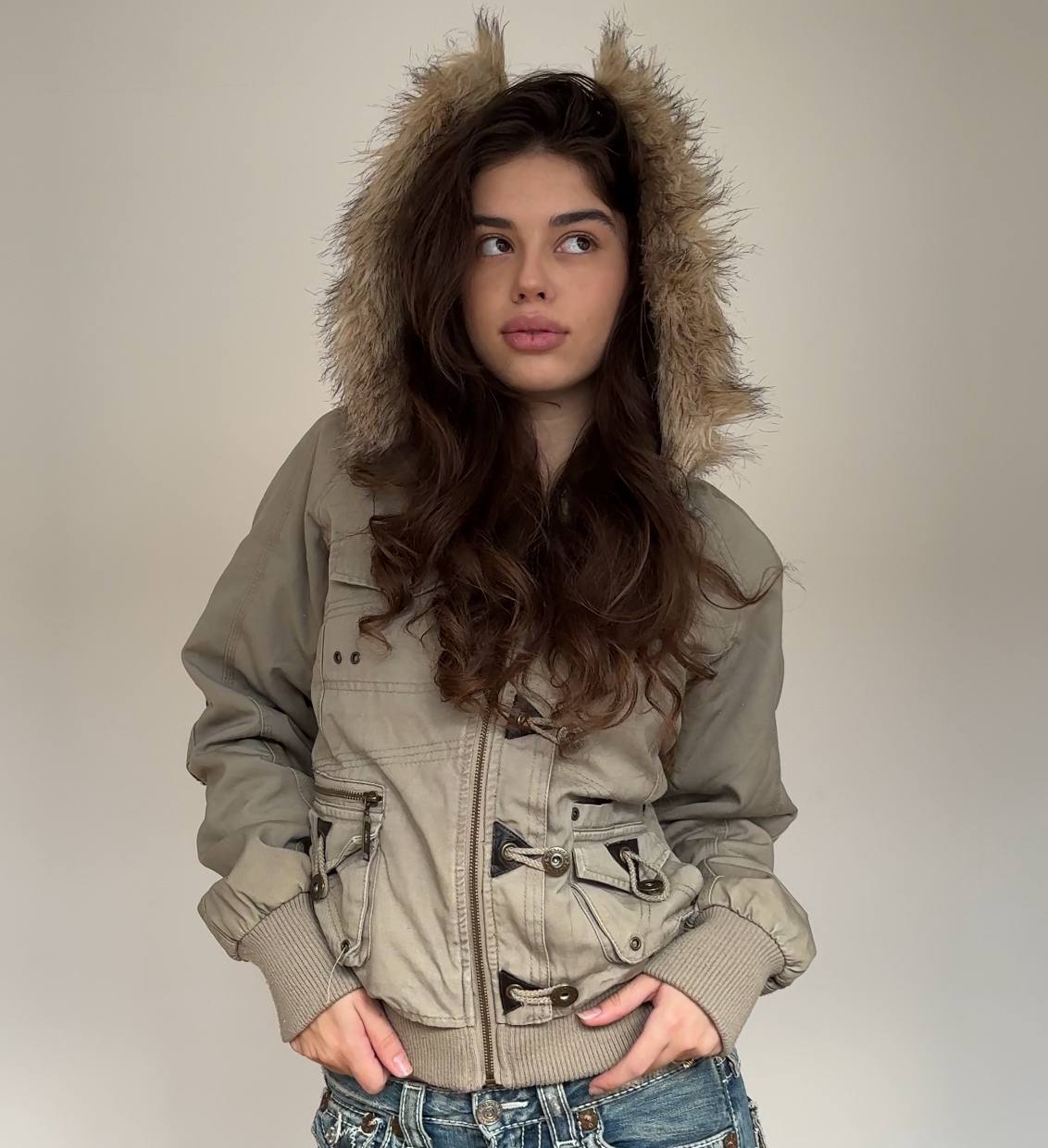 Vintage cargo coat