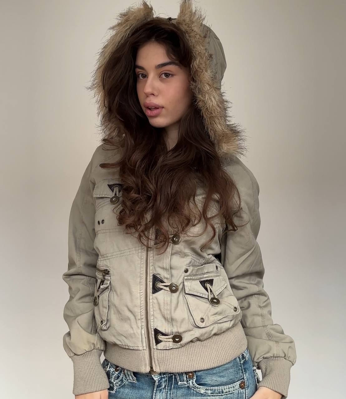 Vintage cargo coat