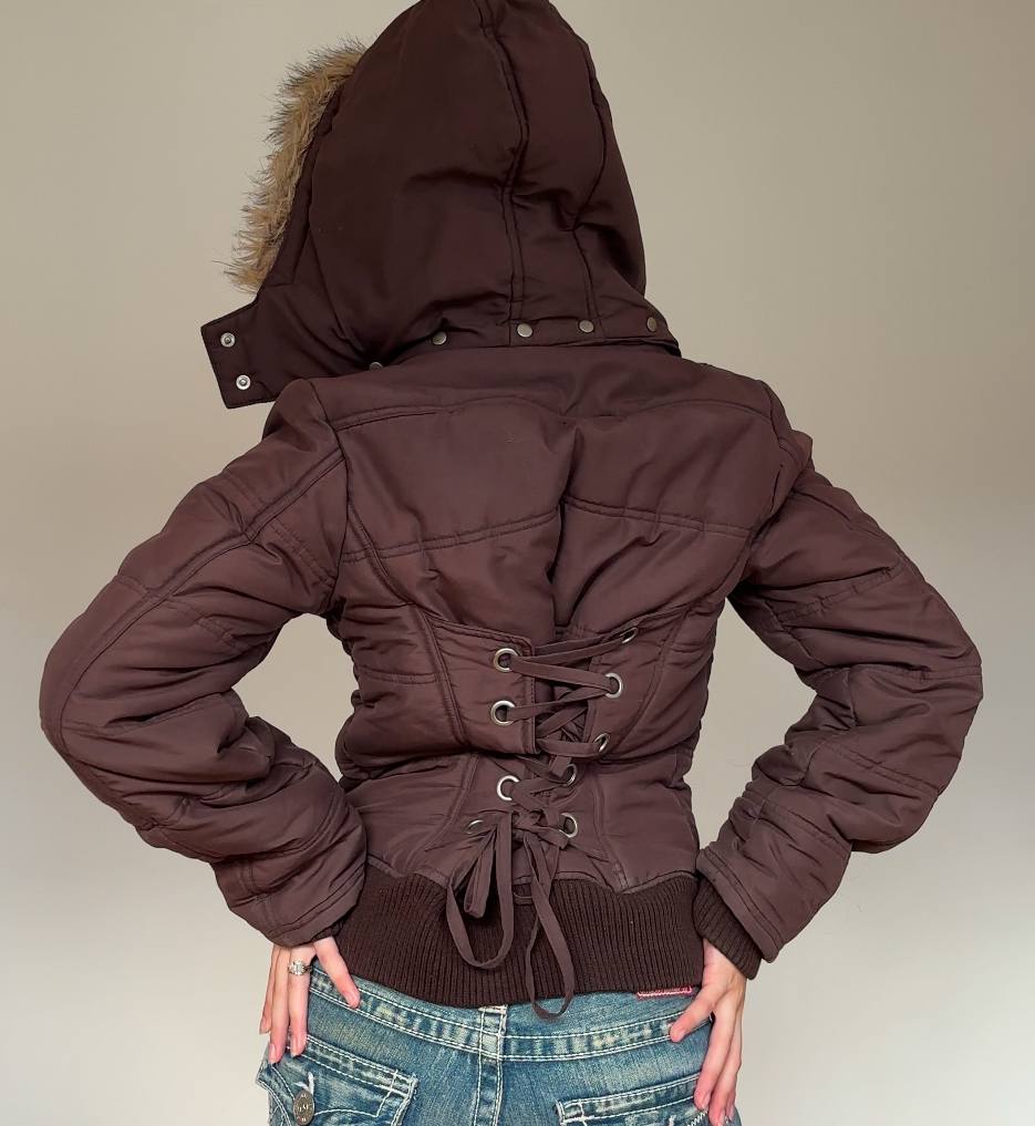 Rainbow coat zip-jacket