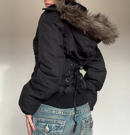 Rainbow coat zip-jacket