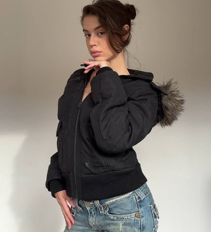 Rainbow coat zip-jacket