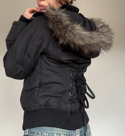 Rainbow coat zip-jacket