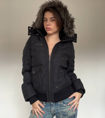 Rainbow coat zip-jacket